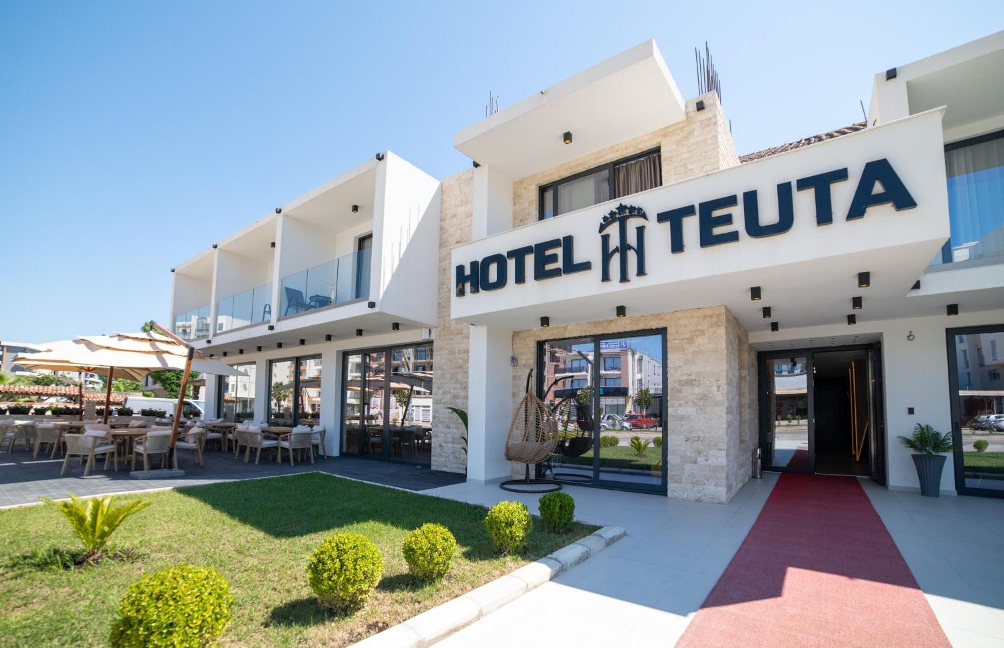 Hotel Teuta Улцинь Экстерьер фото